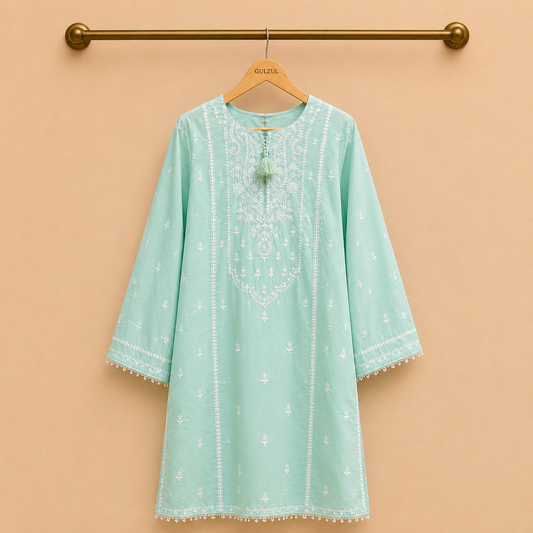 Aqua Fresh Elegant 3-Piece Lawn Ensemble