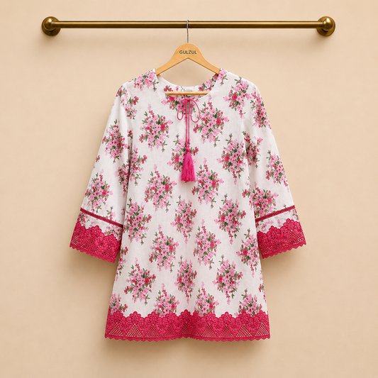 Gulabi Pheran Signature 3-Piece Lawn Ensemble