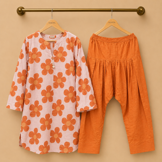 Rust Bloom 2-Piece Lawn Ensemble